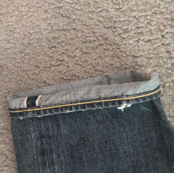 DBL RRL Ralph Lauren Slim Straight Dusty Dark Jns - Picture 13 of 16